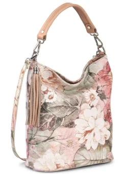 Clearance LAURINA , Tasche, Damen, mit verstellbarem Umhängeriemen ROSA-ECRU