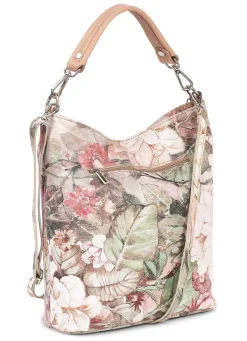 Clearance LAURINA , Tasche, Damen, mit verstellbarem Umhängeriemen ROSA-ECRU