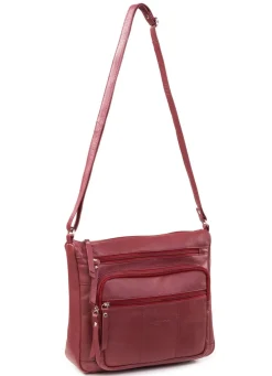 Best LAURINA , Tasche, Damen, mit verstellbarem Umhängeriemen BURGUND