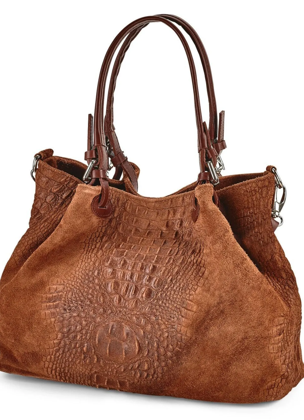 LAURINA , Tasche, Damen, mit abnehmbarem Umhängeriemen COGNAC
