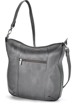 Outlet LAURINA , Tasche, Damen, mit verstellbarem Umhängeriemen GRAU