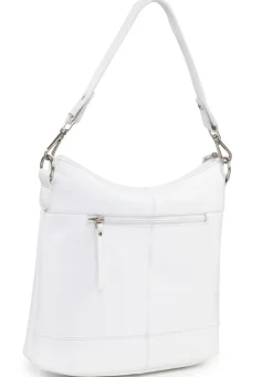 Outlet LAURINA , Tasche, Damen, mit verstellbarem, abnehmbarem Umhängeriemen WEISS