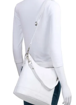 Outlet LAURINA , Tasche, Damen, mit verstellbarem, abnehmbarem Umhängeriemen WEISS