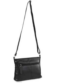 Hot LAURINA , Tasche, Damen, mit verstellbarem Umhängeriemen SCHWARZ