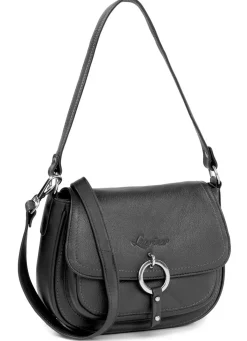 New LAURINA , Tasche, Damen, verstellbarer Umhängeriemen SCHWARZ