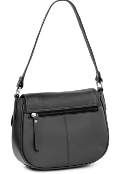 New LAURINA , Tasche, Damen, verstellbarer Umhängeriemen SCHWARZ