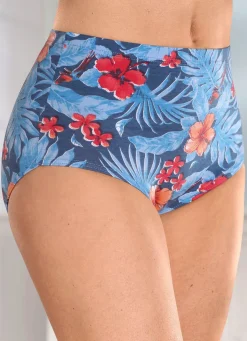 Best MONAMI Laurina Viererpack Slips mit Floraldessin JEANSBLAU-BUNT