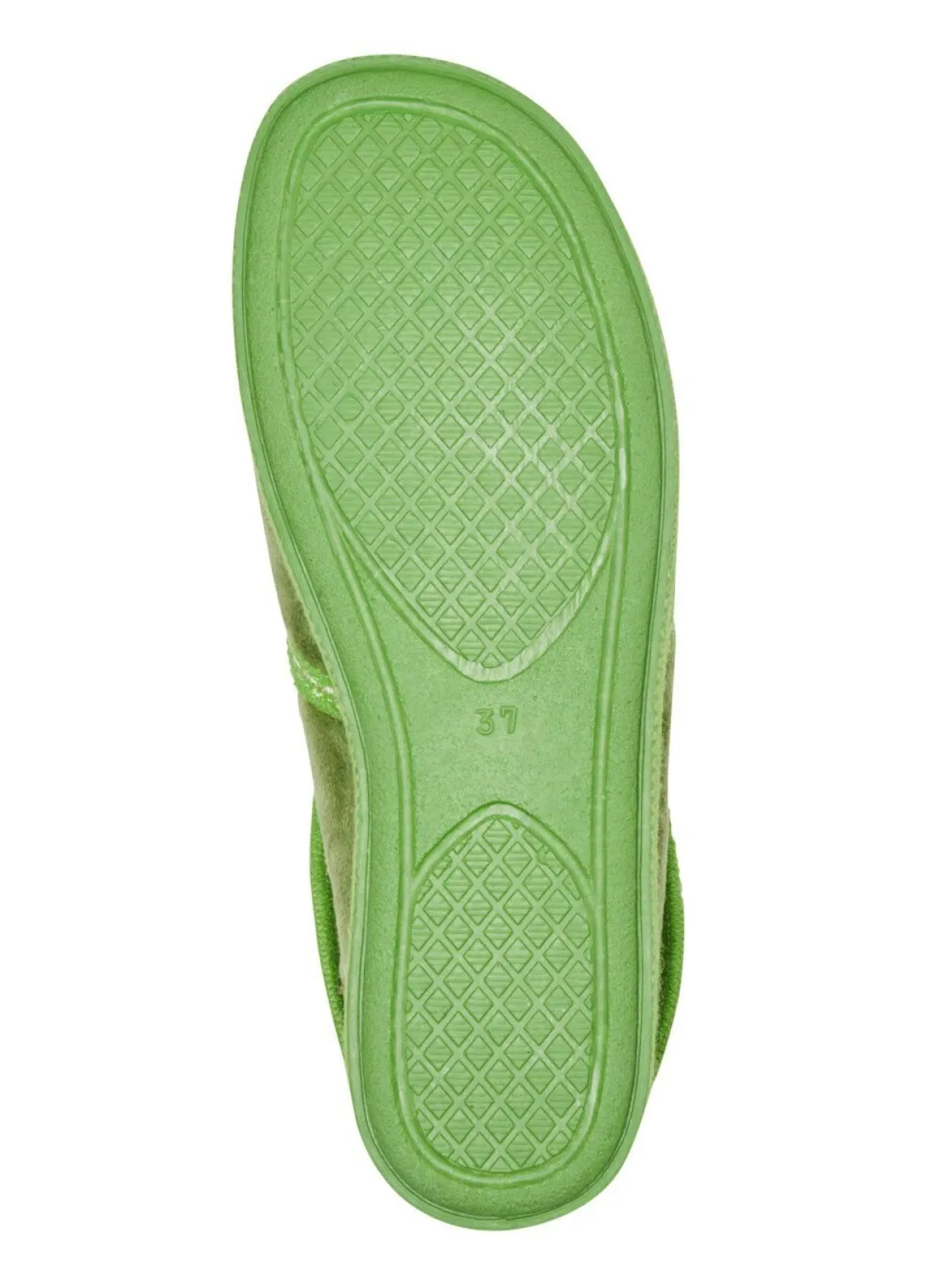 Best LAURINA , warme Damen-Hausschuhe, mit Gummizug GRÜN