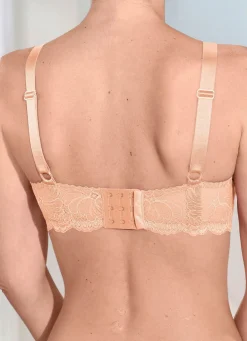 Hot LAURINA Zweierpack BH aus zarter Elastikspitze 1X AZALEE, 1X PUDER
