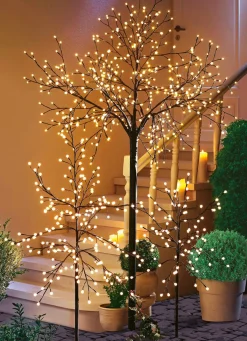 Outlet BADER LED-Baum mit LED-Kugeln WARM-WEISS