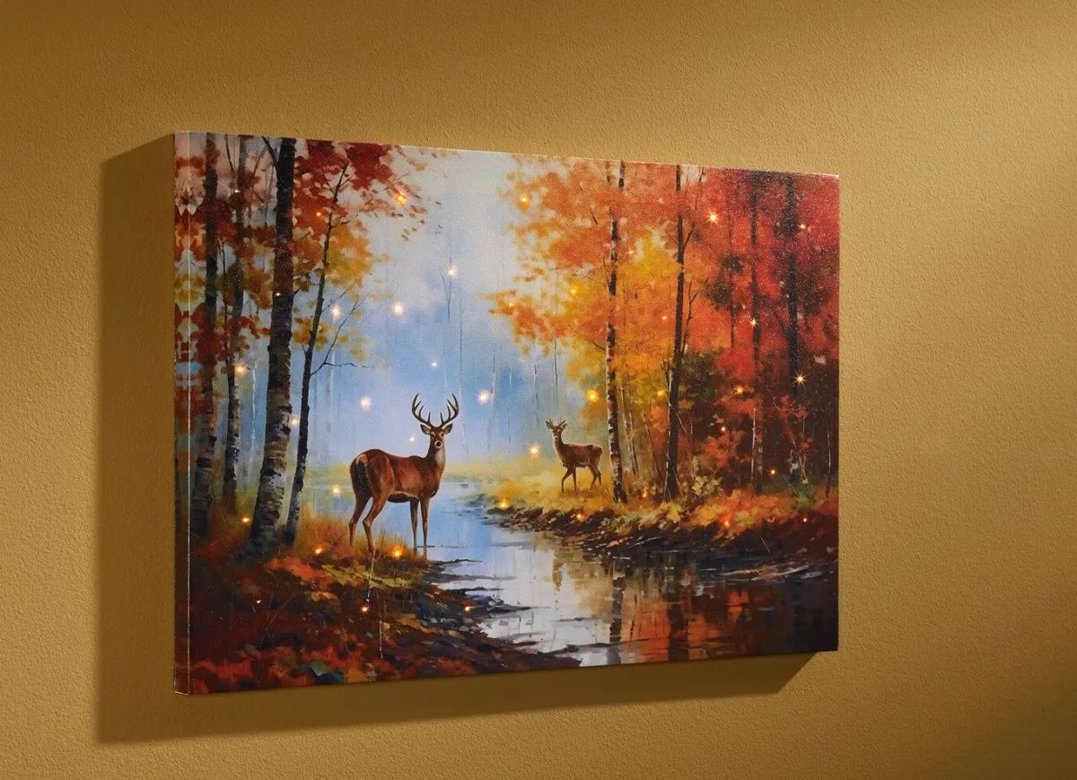 Sale BADER LED-Bild mit Fernbedienung BUNT