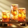 Sale BADER LED-Echtwachskerzen mit Eulenmotiv, 3er-Set