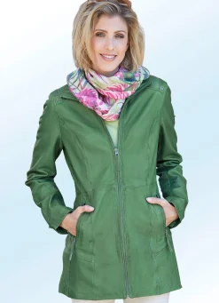 Online BADER Lederjacke apfelgrün