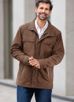 Clearance BADER Lederjacke mit Brusttaschen NUSS
