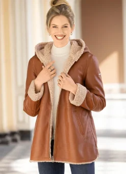 Best CABRINI Lederjacke von „“ COGNAC-BEIGE