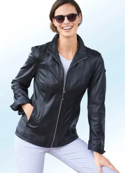 Sale CABRINI Lederkurzjacke von „“ SCHWARZ