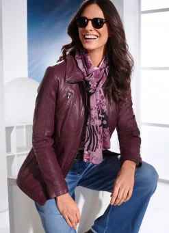 Caminari Lederkurzjacke von „“ BORDEAUX