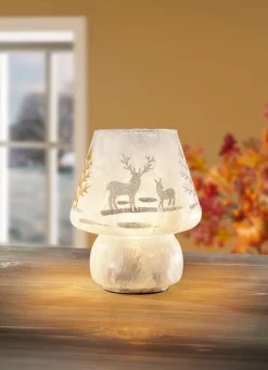 Hot BADER LED-Lampe aus Glas WEISS