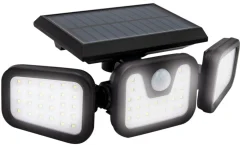 Best BADER LED-Strahler Panta Trio Solar SCHWARZ