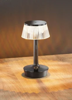 Clearance BADER LED-Tischleuchte mit Kristall-Effekt SCHWARZ