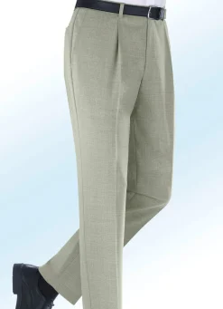 Online KLAUS MODELLE MADE IN GERMANY Legere Dehnbundhose in 4 Farben SCHILFGRÜN