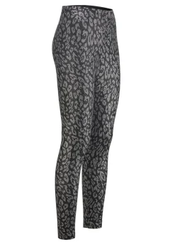Best KLAUS MODELLE MADE IN GERMANY Leggings SCHWARZ-SILBERFARBEN