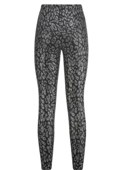 Best KLAUS MODELLE MADE IN GERMANY Leggings SCHWARZ-SILBERFARBEN