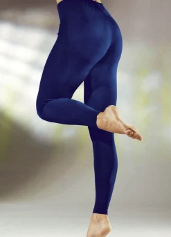BADER Leggings mit bequemem Dehnbund NACHTBLAU