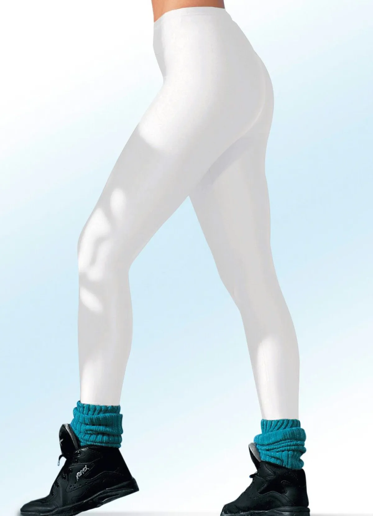 BADER Leggings mit Glanz-Effekt in 4 Farben WEISS