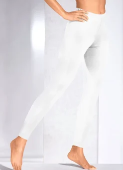 New PLANTIER Leggings mit Schmucksteinzier WEISS