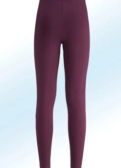 Clearance BADER Leggings im interresanten Materialmix BORDEAUX