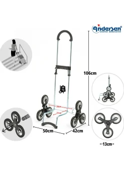 BADER Leichter und robuster Einkaufsroller von Andersen MINT