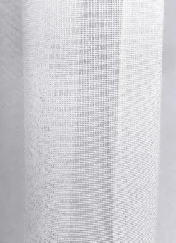 Best BADER Leicht transparenter Store mit Automatikfaltenband WEISS
