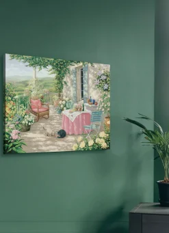 BADER Leinwandbild auf Keilrahmen BUNT