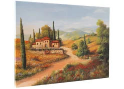 Online BADER Leinwand Bild „Weg in der Toscana" BUNT