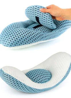 Sale BADER Lendenkissen 3-in-1 – entspannt sitzen und schlafen WEISS-GRAU
