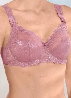 Clearance BADER LingaDore Bügel-BH mit elastischer Spitze ALTROSA