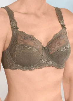 Sale BADER LingaDore Bügel-BH mit elastischer Spitze OLIV