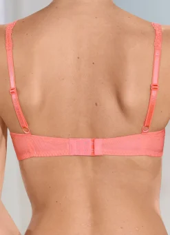Clearance LingaDore Bügel-BH mit hübschem Jacquarddessin PFIRSICH