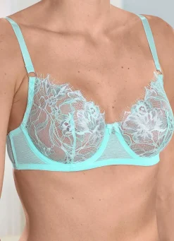 New LingaDore Bügel-BH mit hübscher Spitze EISBLAU