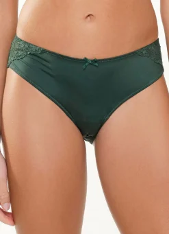 Sale LingaDore Slip mit elastischer Spitze DUNKELGRÜN