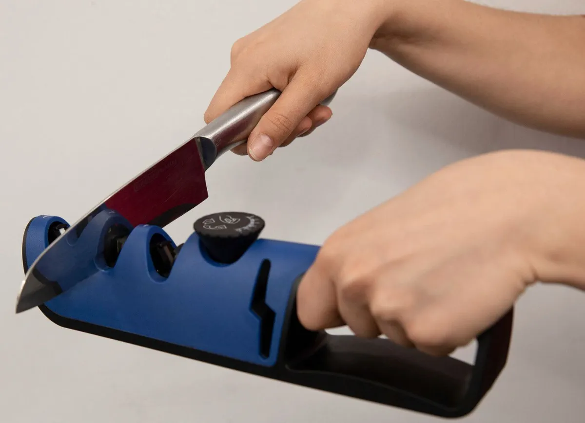 Outlet LIVINGTON Blade Star: Schärfen, schneiden und polieren in Sekunden BLAU