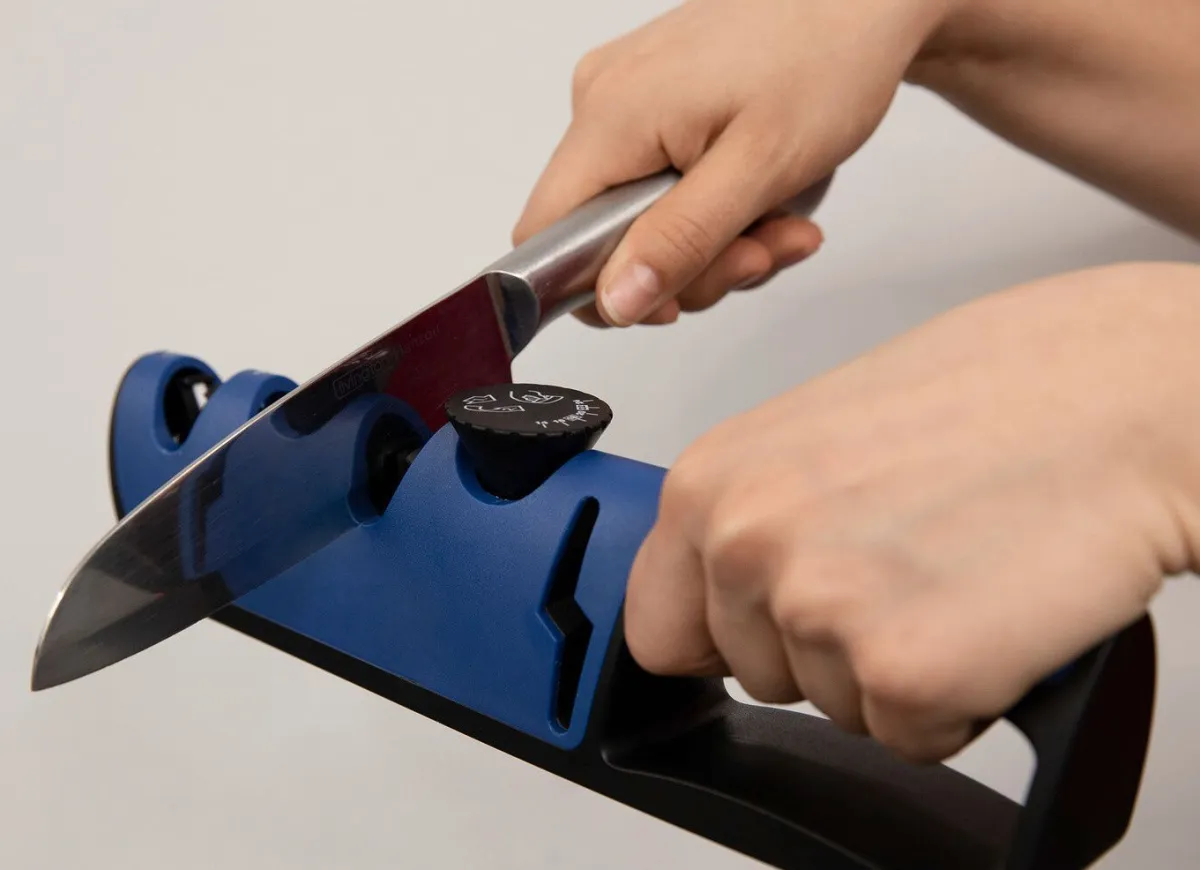 Outlet LIVINGTON Blade Star: Schärfen, schneiden und polieren in Sekunden BLAU
