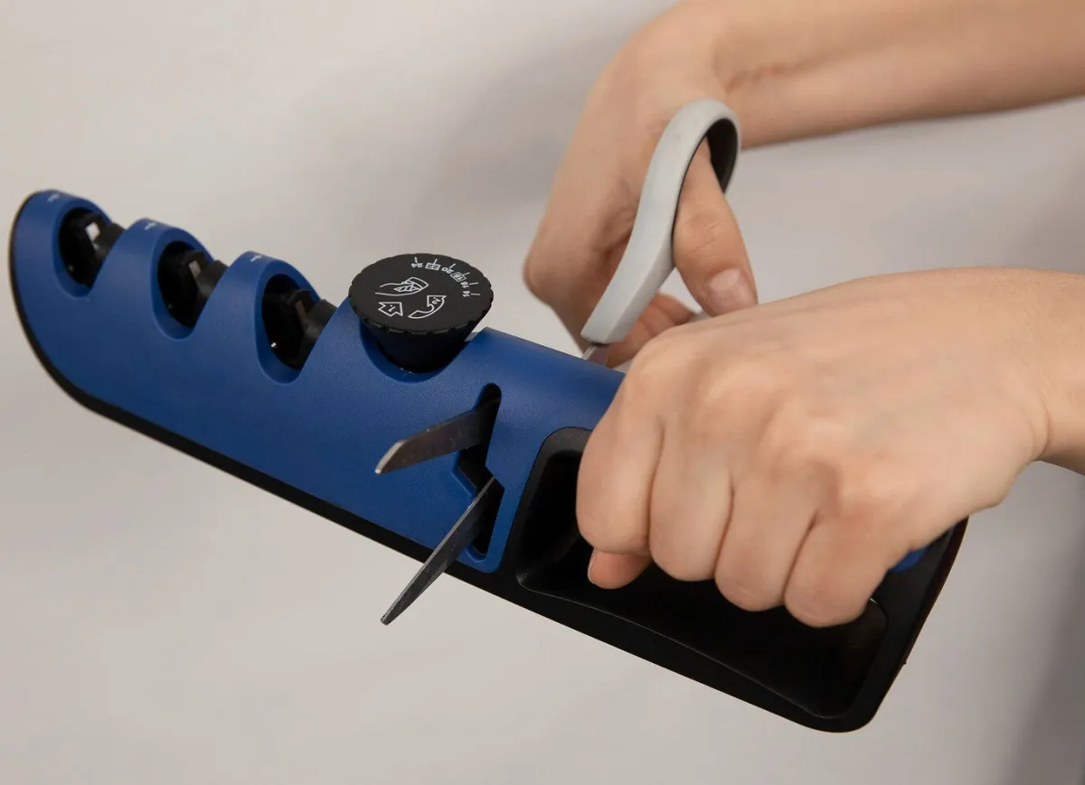 Outlet LIVINGTON Blade Star: Schärfen, schneiden und polieren in Sekunden BLAU