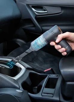 LIVINGTON Pocket Vac 2-in1 Mini-Akku-Handstaubsauger SCHWARZ