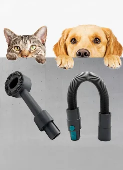 Clearance LIVINGTON „Sense IQ“ Tierhaarbürsten-Set SCHWARZ