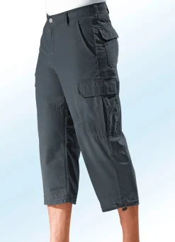 Sale BADER Long-Bermudas aus reiner Baumwolle in 4 Farben DUNKELGRAU