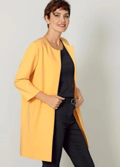 Best BADER Longblazer mit Taschen GELB