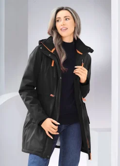Hot BADER Longjacke aus Softshell SCHWARZ