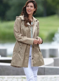 Online BADER Longjacke mit abnehmbarer Kapuze KORK